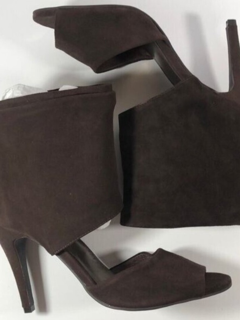 Matisse Leather Ashland Chocolate Heels Open Toe Pumps Women’s Size 8.5 New